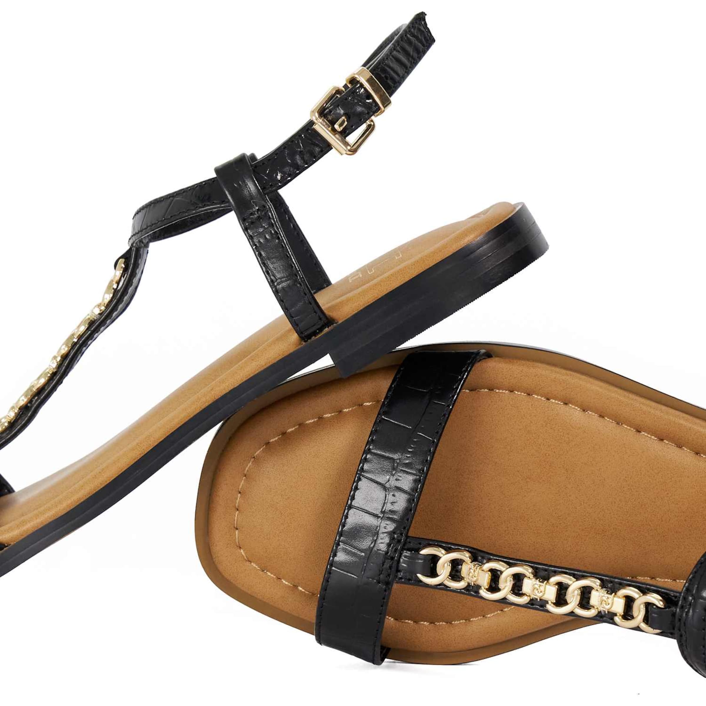 Dune LONDON Sandale in Schwarz