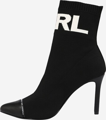 Karl Lagerfeld Ankle Boots 'PANDARA' in Black