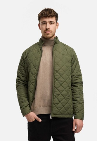 INDICODE JEANS Between-season jacket 'Doro' in Green: front