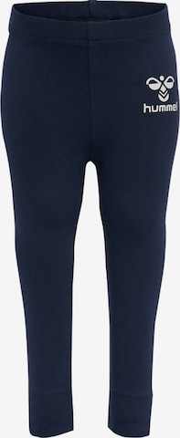 Hummel Skinny Leggings in Blauw: voorkant