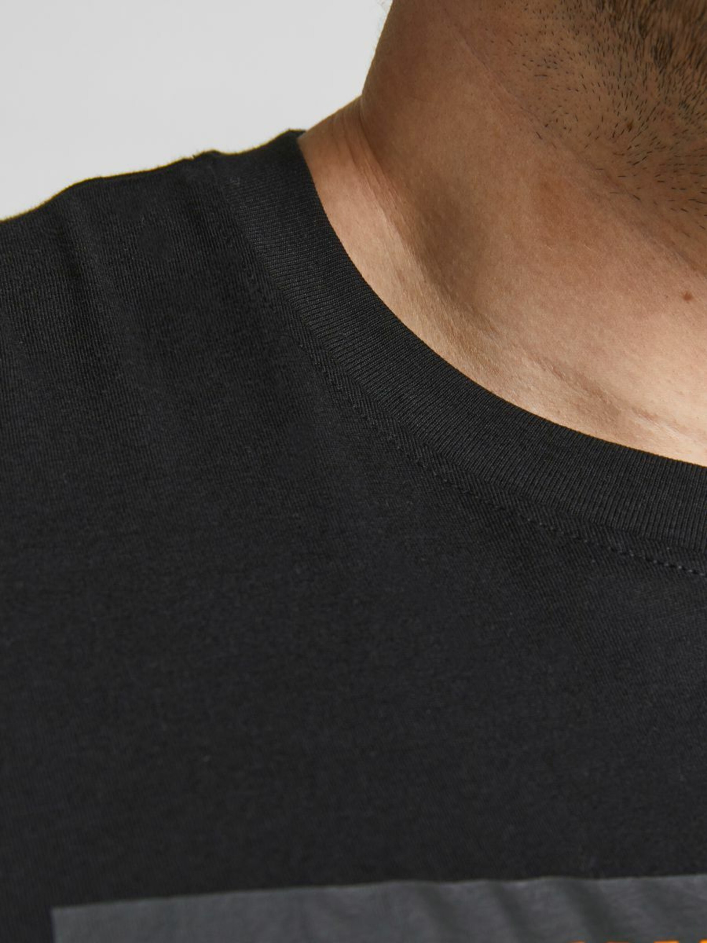 Männer Große Größen Jack & Jones Plus T-Shirt in Schwarz - XH74764 Männer Große Größen Jack & Jones Plus T-Shirt in Schwarz - XH74764