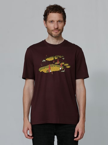 T-Shirt Watapparel en rouge : devant