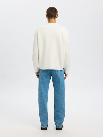 SELECTED Strickjacke in Weiß