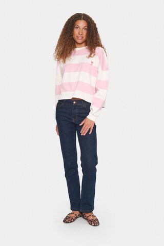 SAINT TROPEZ Sweatshirt i pink