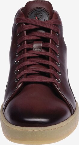 Gordon & Bros High-Top Sneakers in Red