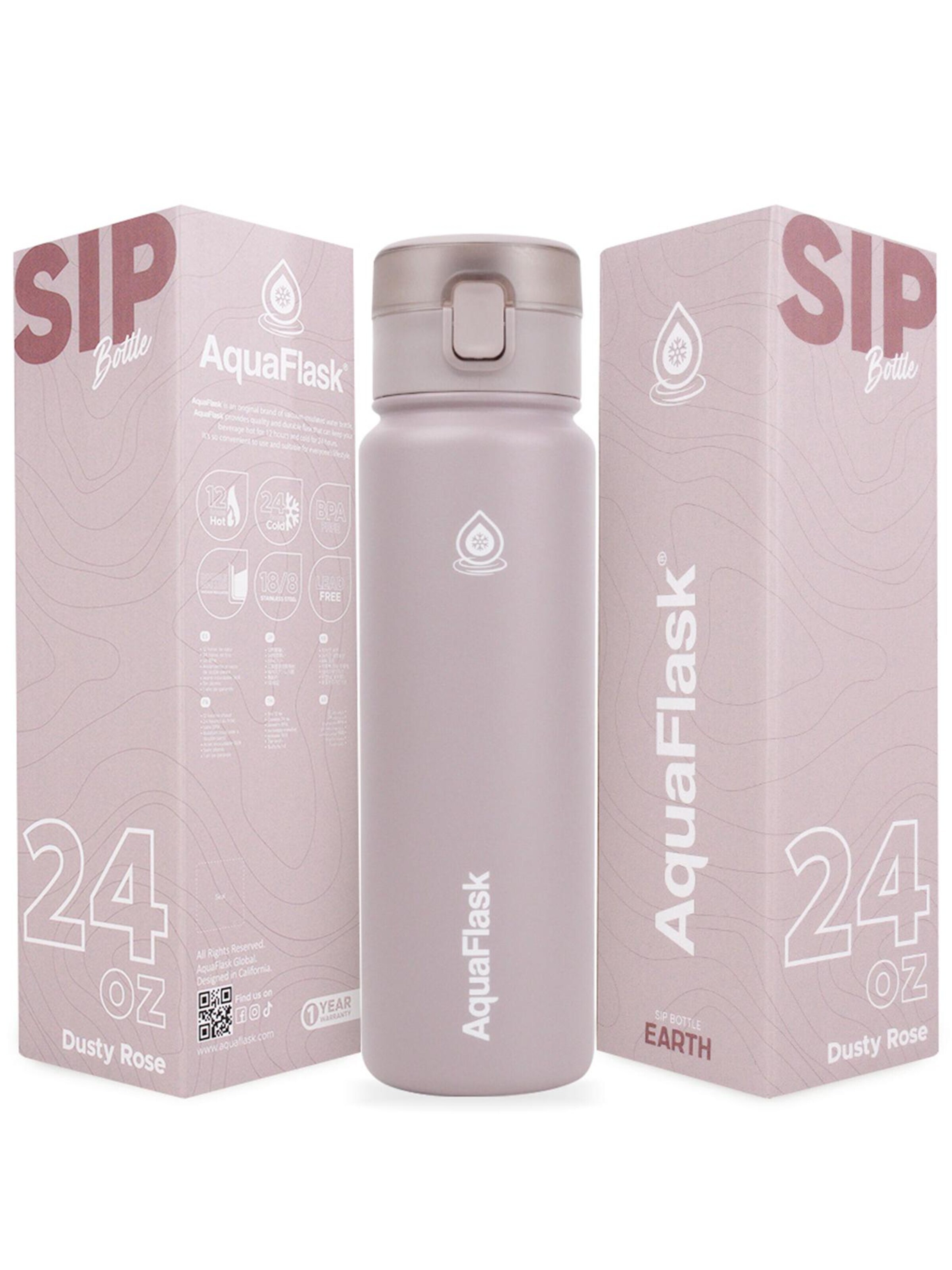 AquaFlask Láhev na vodu 'AquaFlask Termoláhev EARTH COLLECTION 720 ml' – pink