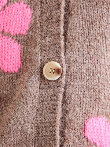 Hailys Strickjacke 'Fl44ower' in Beige