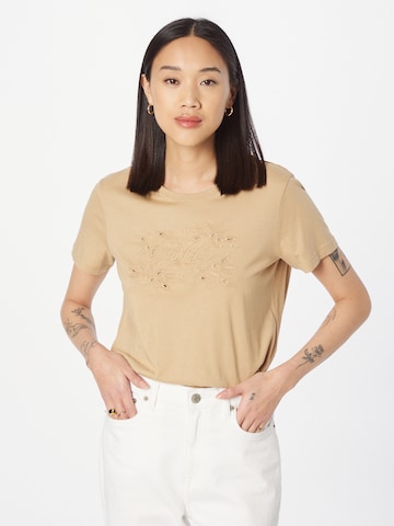 Maglietta 'KATLIN' di Lauren Ralph Lauren in beige: frontale