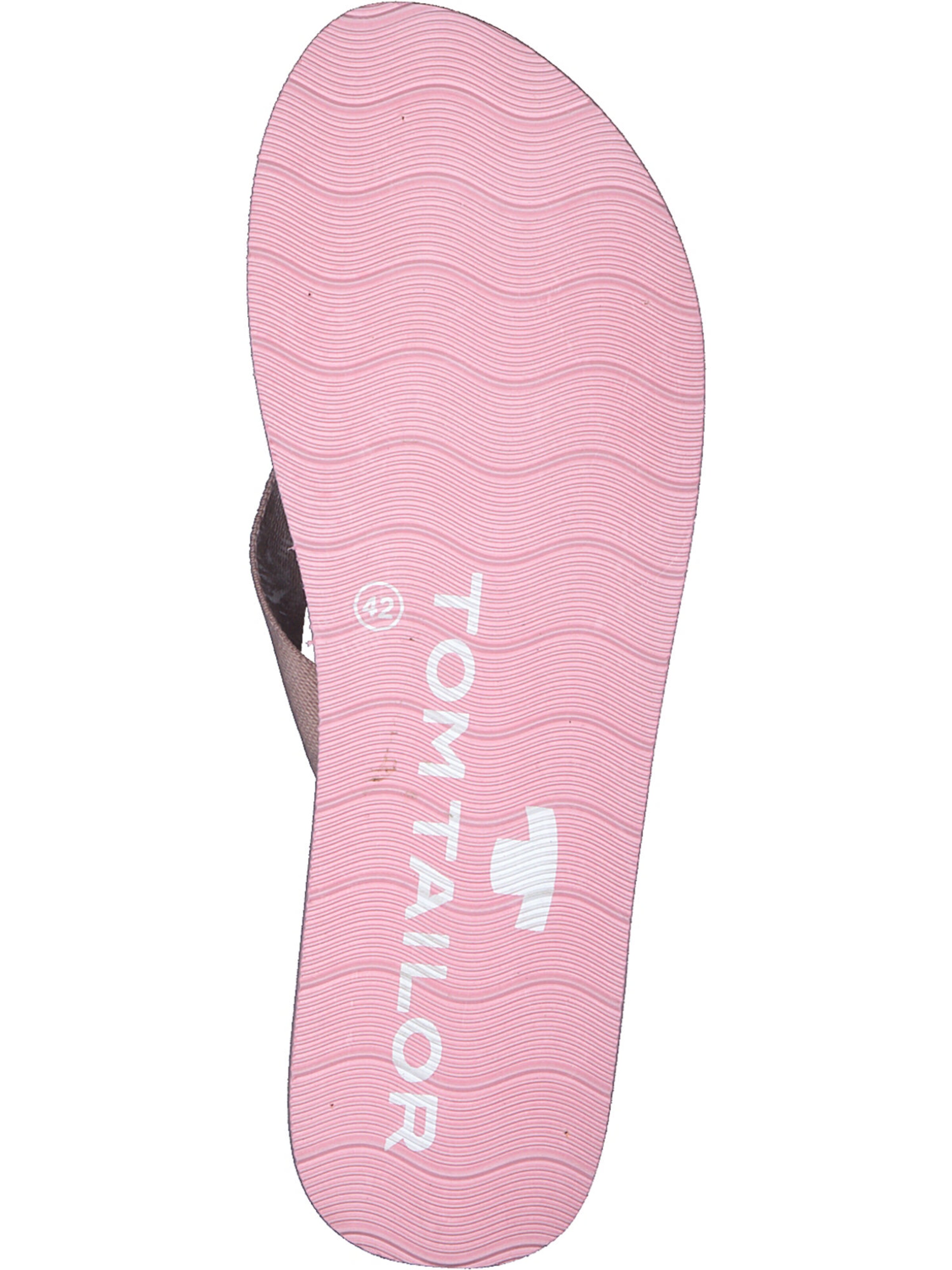 TOM TAILOR T-Bar Sandals in Beige