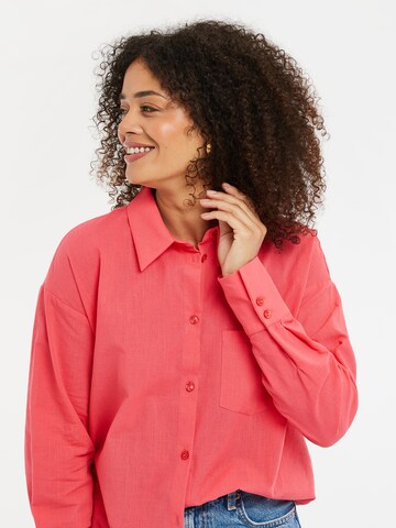 Threadbare Bluse in Pink