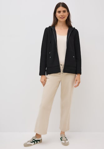CECIL Sweatjacke in Schwarz