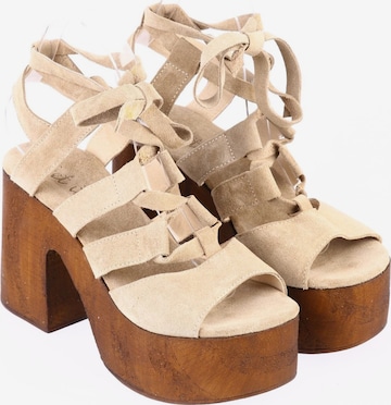 Get it Sandals & High-Heeled Sandals in 38 in Beige: front