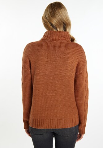 MYMO Sweater 'Biany' in Brown