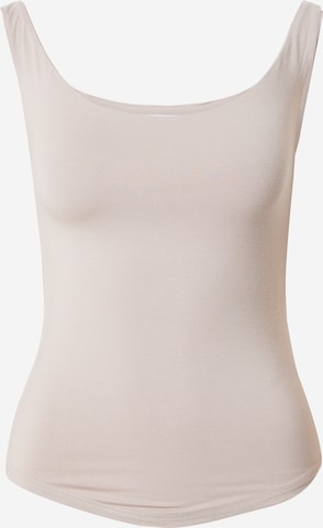 TOPSHOP Top in Beige: voorkant