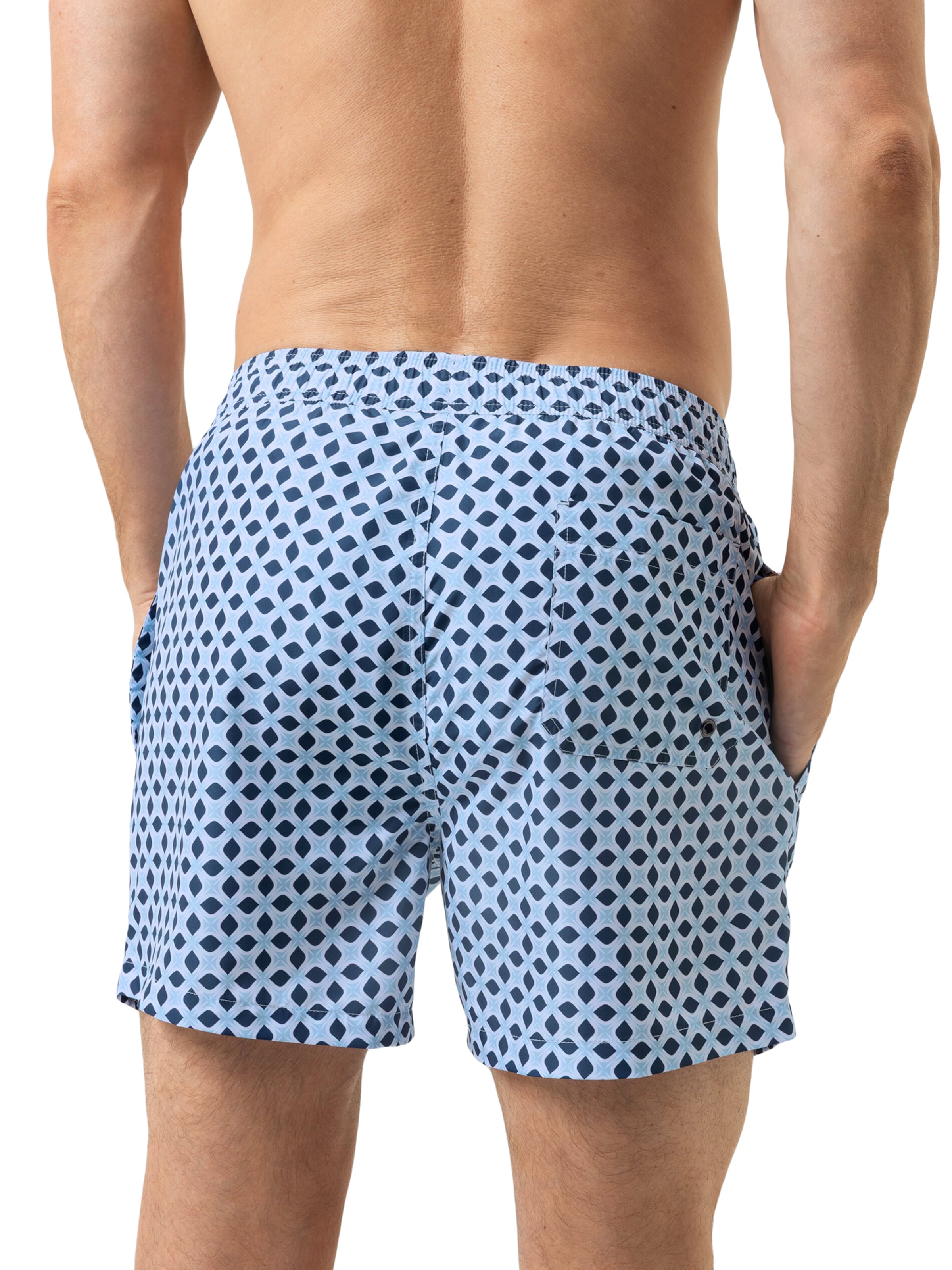 Mey Zwemshorts 'Chromatic Waves' in Blauw