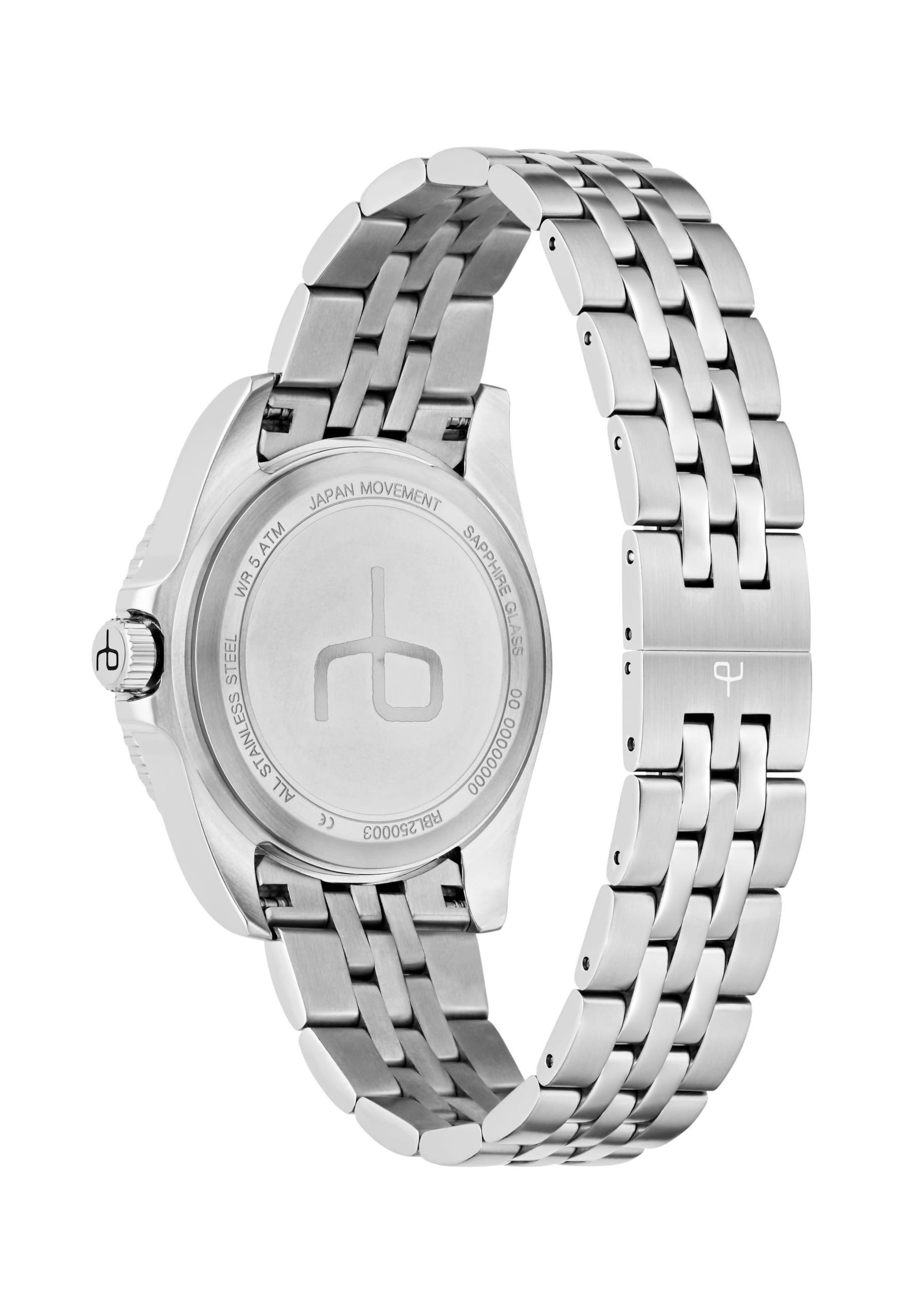 Montre à affichage analogique ' Rowan Date ' rag & bone en argent