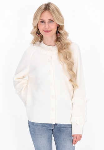 IZIA - Cárdigan en blanco: frente