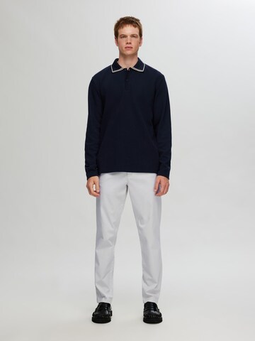 SELECTED HOMME - Slimfit Pantalón chino 'SLHMiles Flex' en gris