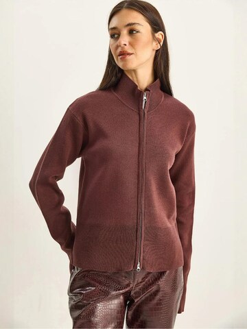 Bianco Lucci - Casaco de malha em vermelho: frente