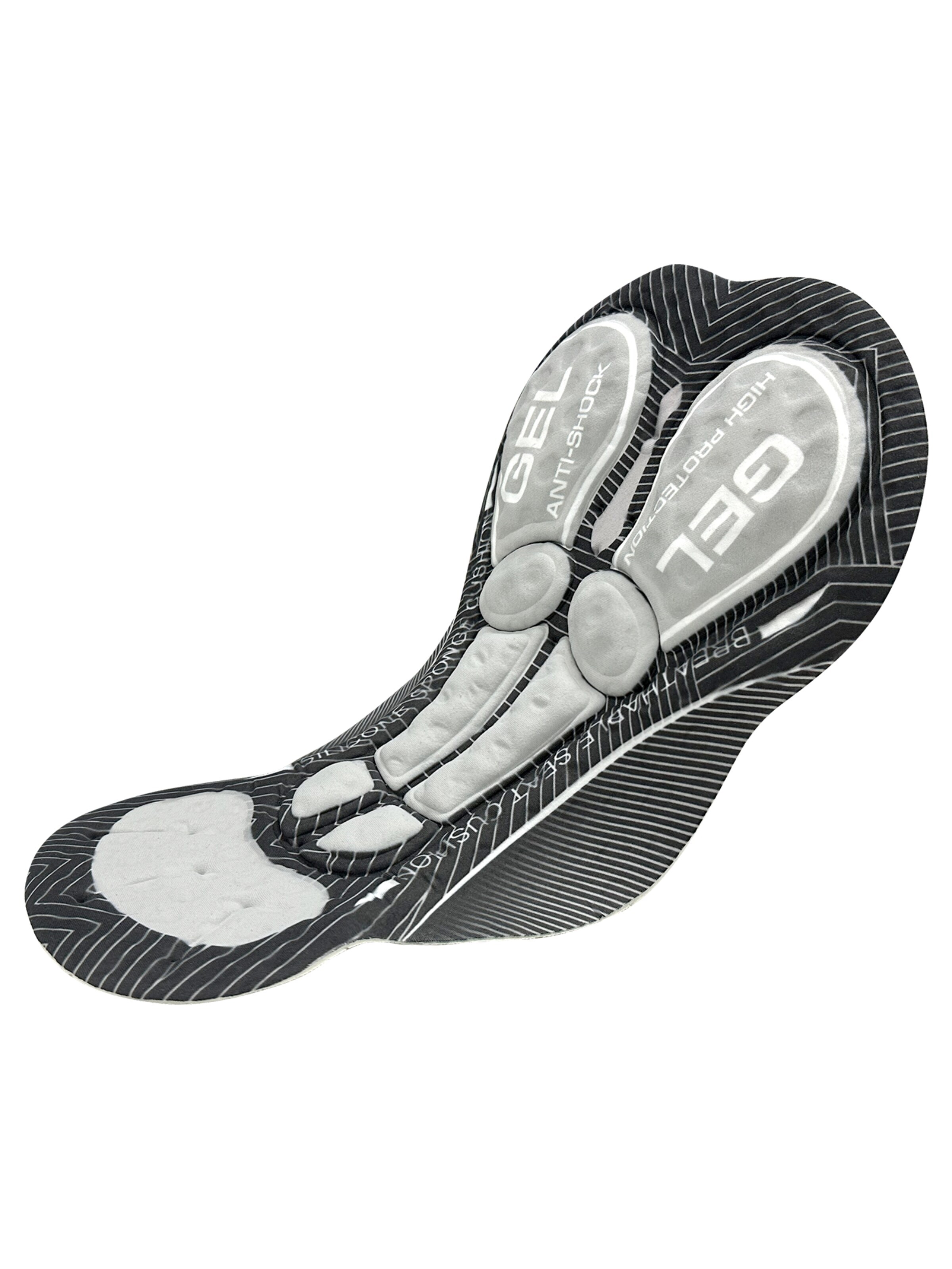 WULIBIKE - Ropa para correr 'Wulibike Radsport-Set 'Aero-Performance' Schwarz/Grau' en negro