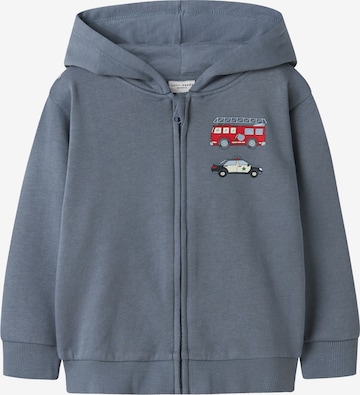 NAME IT Sweatjacke 'NMMVOLTINUS' in Blau: Vorderseite