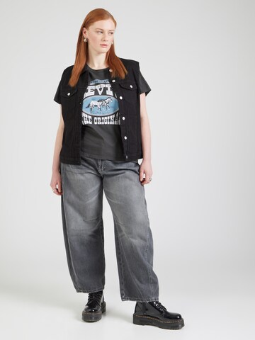 Levi's® Plus Shirt 'The Perfect Tee' in Zwart