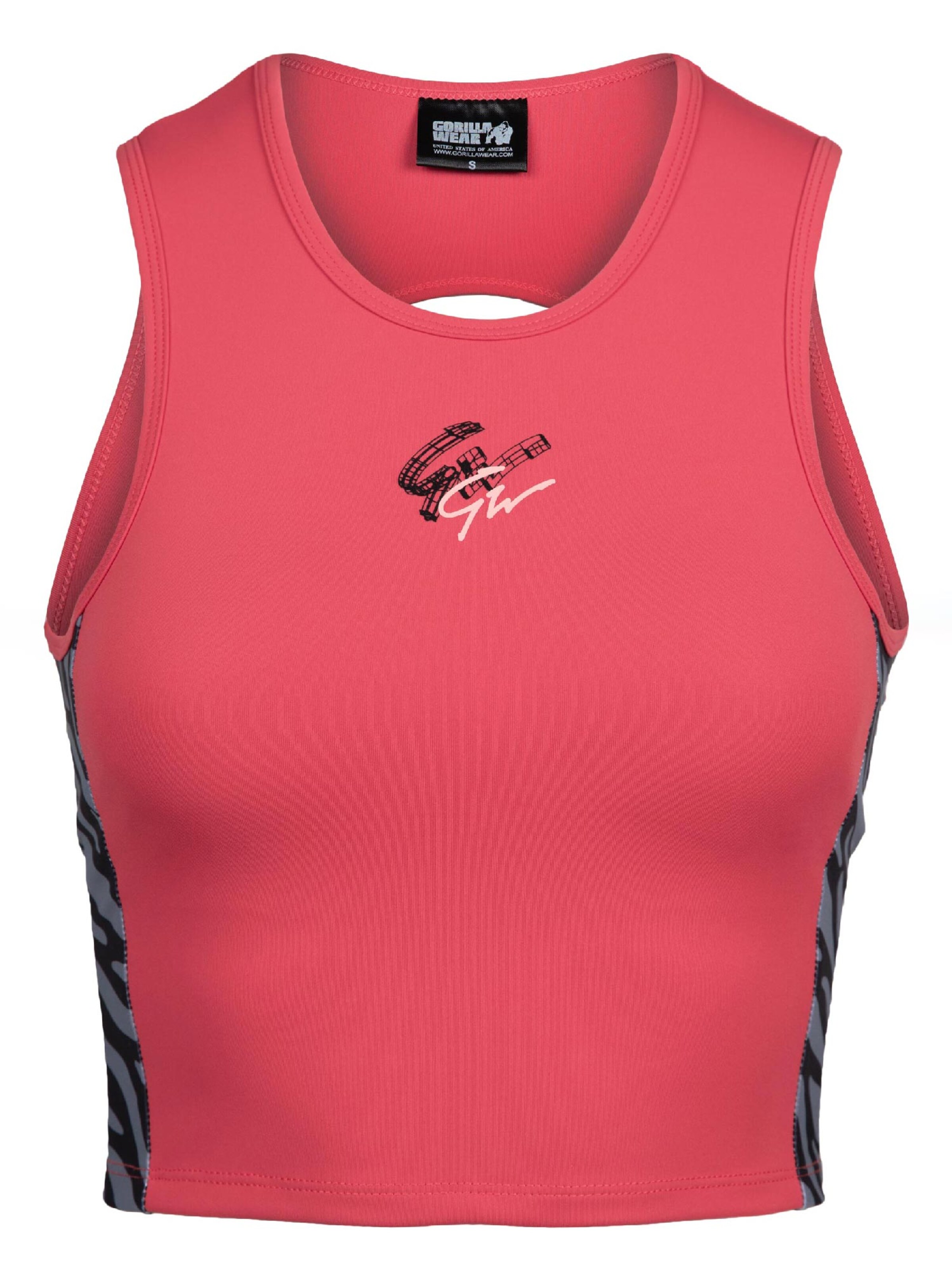 Gorilla Wear Top 'Zion' in Red: front