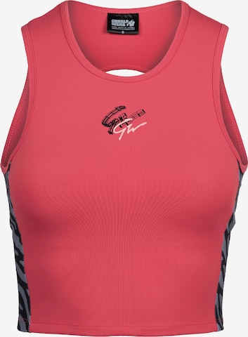 Gorilla Wear Top 'Zion' in Red: front