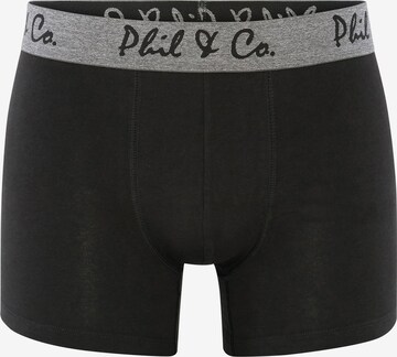 Phil & Co. Berlin Boxer shorts ' 2-Pack Jersey ' in Grey