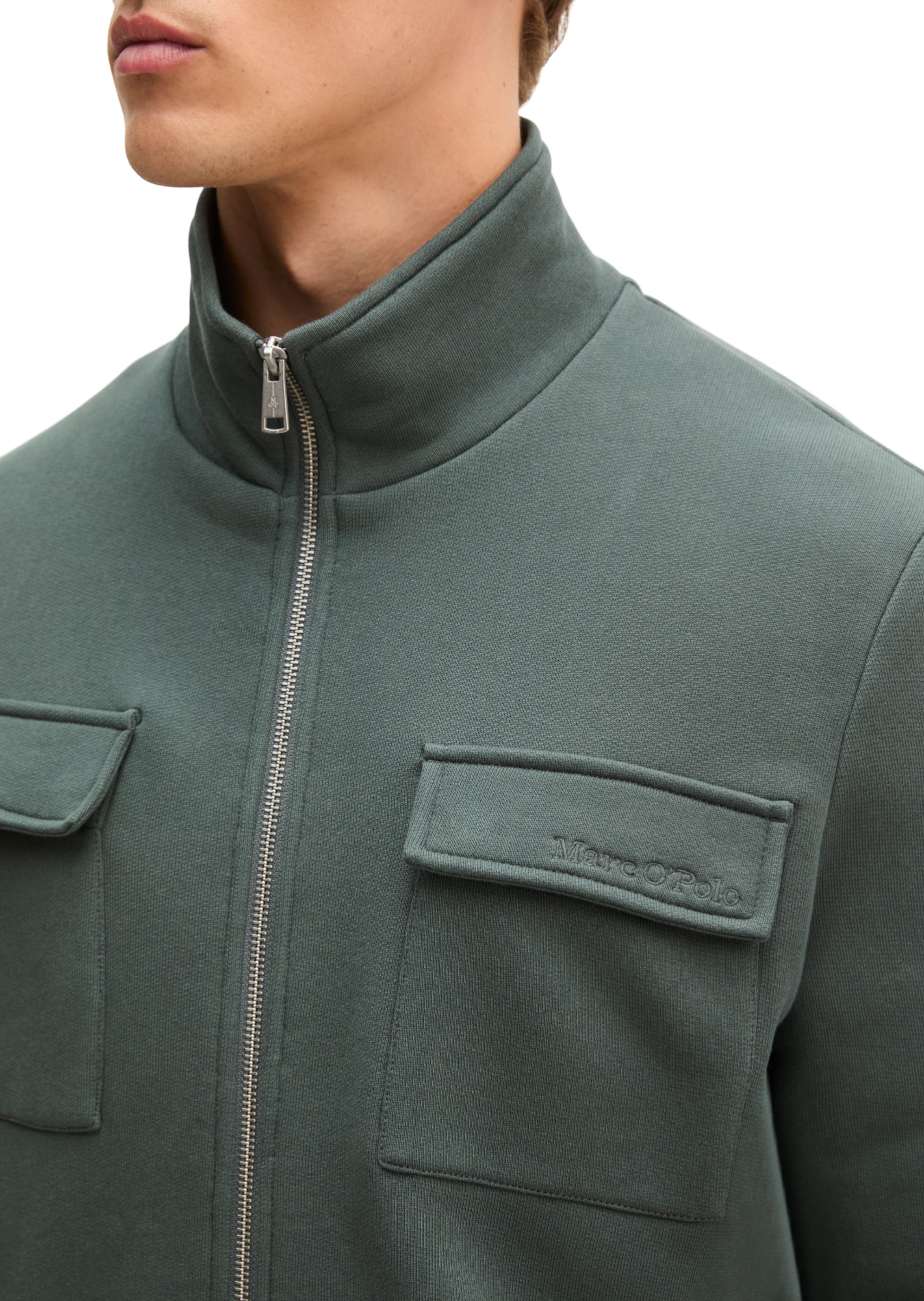 Marc O'Polo Sweatjacke in Grau