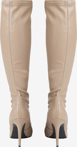 faina Stiefel in Beige