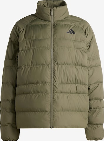 Giacca sportiva 'Essentials' di ADIDAS SPORTSWEAR in verde: frontale