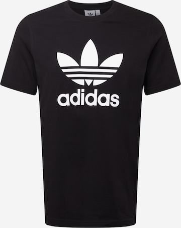 T-Shirt 'Adicolor Classics Trefoil' ADIDAS ORIGINALS en noir : devant