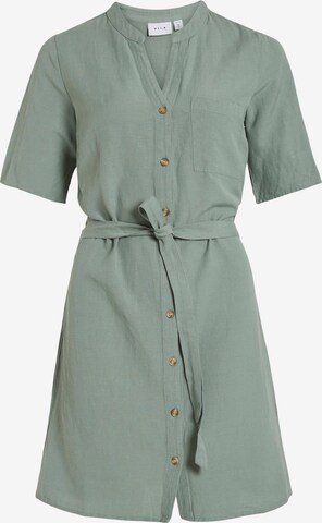 VILA Платье-рубашка 'PRISILLA' в Зеленый: спереди