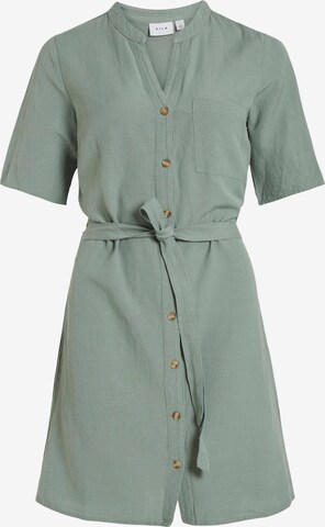 VILA Shirt Dress 'PRISILLA' in Green: front