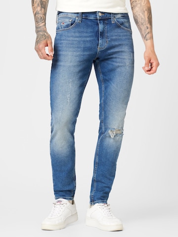 Tommy Jeans نحيف جينز 'SCANTON' بلون أزرق: الأمام
