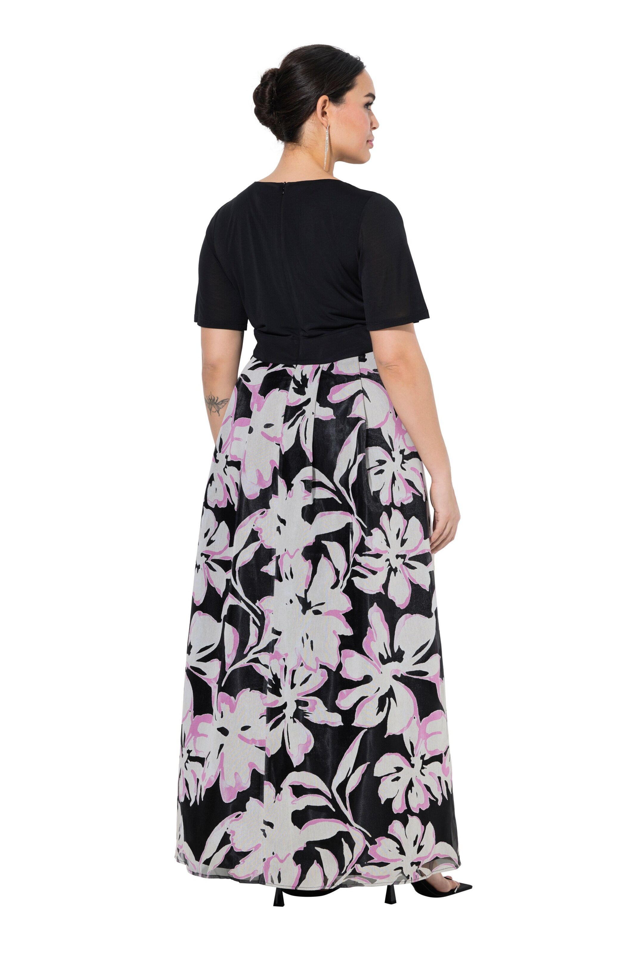 Ulla Popken Avondjurk in Zwart