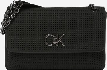 Calvin Klein - Mala de ombro 'Re-Lock' em preto
