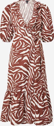 Robe 'WILMA' River Island en marron : devant