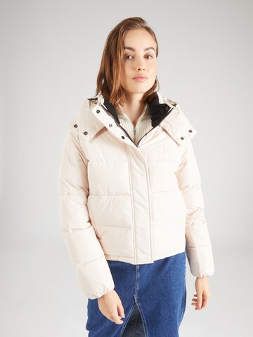 Calvin Klein Jeans Winter Jacket in Beige: front