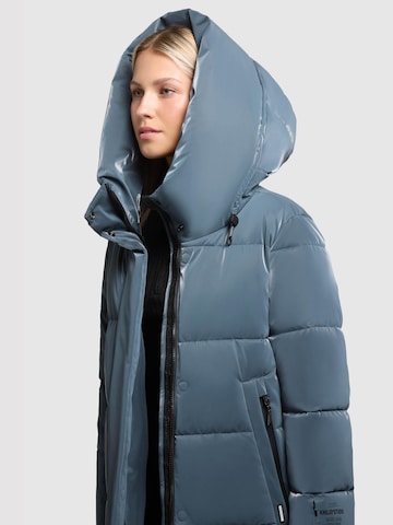 khujo Winter coat 'Soulani5 Shiny' in Blue