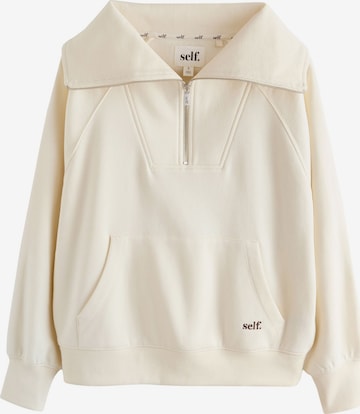 self.Sweater majica - bež boja: prednji dio