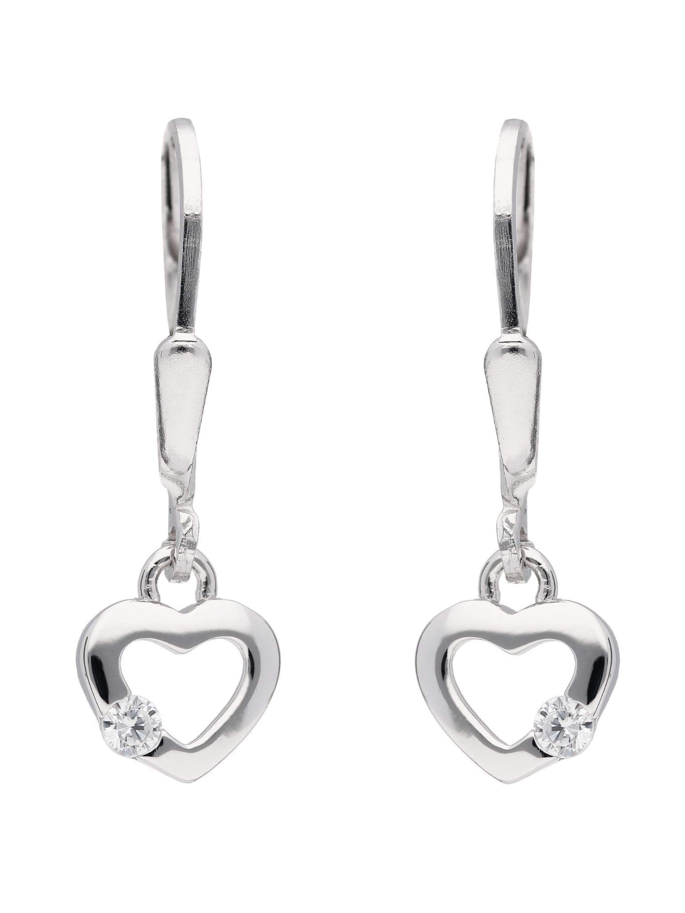 Adelia´s Ohrringe in Silber: Vorderseite