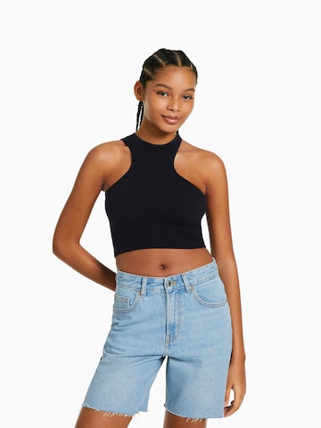 Regular Jean Bershka en bleu : devant