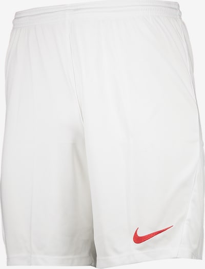 NIKE Pantalon de sport 'Dry Park III' en rouge / blanc, Vue avec produit
