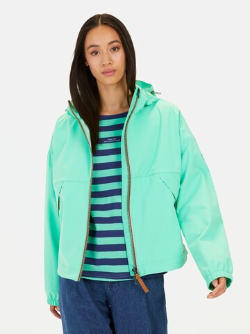 CAMEL ACTIVE Windbreaker aus recyceltem Polyester in Grün: Vorderseite