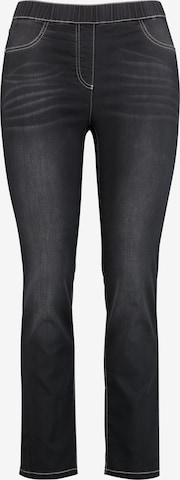 SAMOON Slimfit Jeggings in Schwarz: predná strana