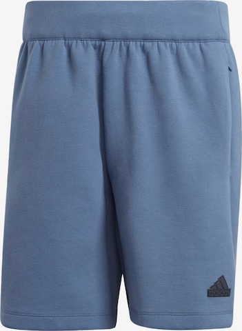 ADIDAS SPORTSWEAR Ohlapna forma Športne hlače 'Z.N.E. Premium' | modra barva: sprednja stran