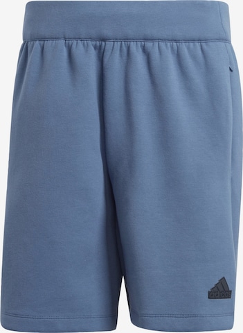 ADIDAS SPORTSWEAR Loose fit Sports trousers 'Z.N.E. Premium' in Blue: front