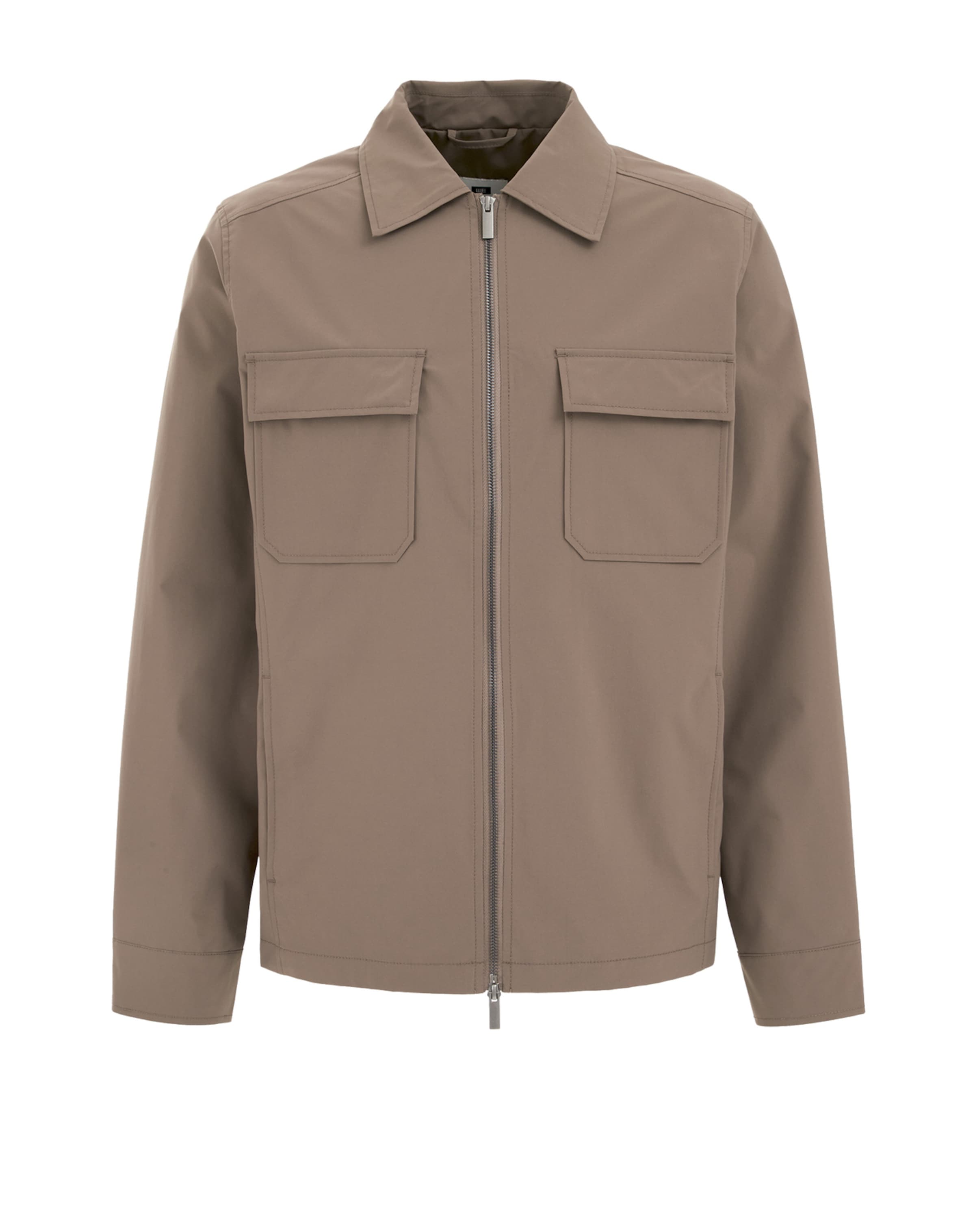 WE Fashion Kevad-sügisjope, värv hall: eest vaates